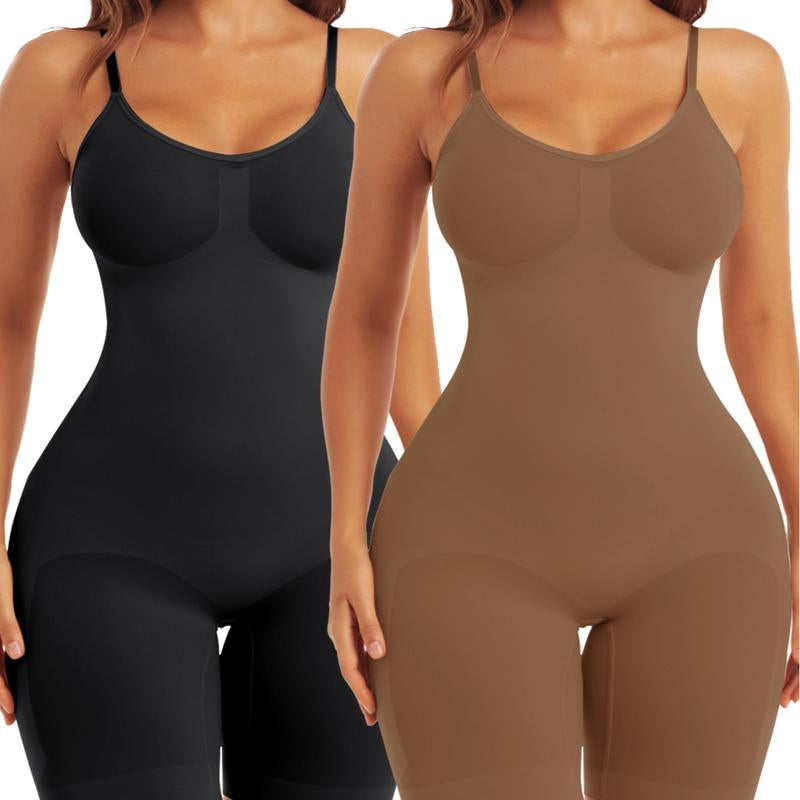 Shapewear Bodysuit for Women Tummy Control - Butt Lifting Fajas Full Body Shaper Seamless Thigh Slimmer Shorts Outdoorfun