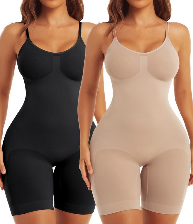 Shapewear Bodysuit for Women Tummy Control - Butt Lifting Fajas Full Body Shaper Seamless Thigh Slimmer Shorts Outdoorfun