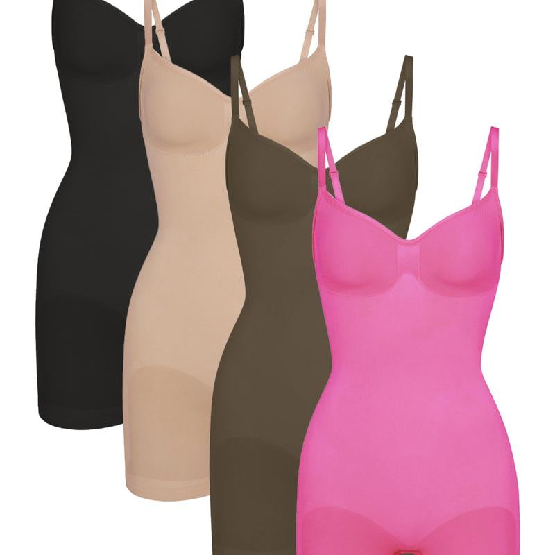 Shapewear Bodysuit for Women Tummy Control - Butt Lifting Fajas Full Body Shaper Seamless Thigh Slimmer Shorts Outdoorfun