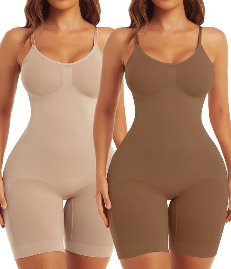 Shapewear Bodysuit for Women Tummy Control - Butt Lifting Fajas Full Body Shaper Seamless Thigh Slimmer Shorts Outdoorfun