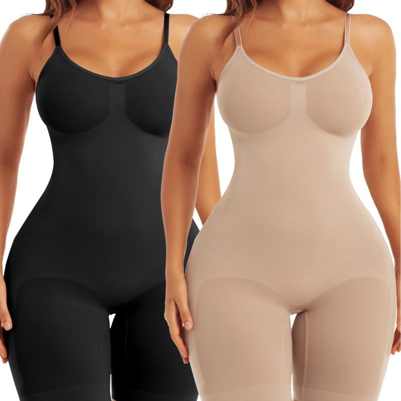 Shapewear Bodysuit for Women Tummy Control - Butt Lifting Fajas Full Body Shaper Seamless Thigh Slimmer Shorts Outdoorfun