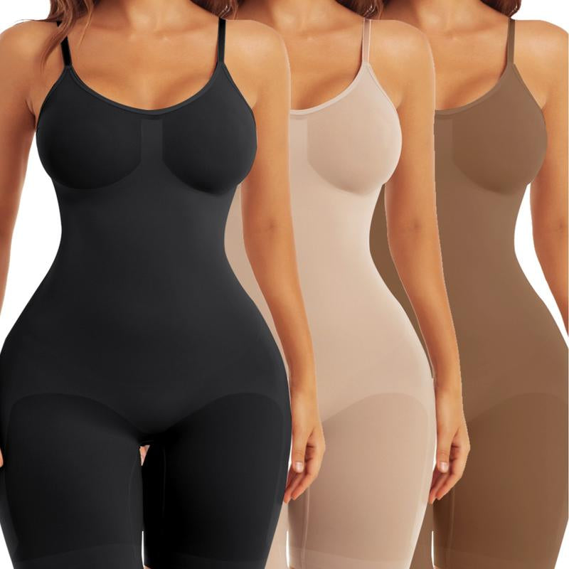 Shapewear Bodysuit for Women Tummy Control - Butt Lifting Fajas Full Body Shaper Seamless Thigh Slimmer Shorts Outdoorfun
