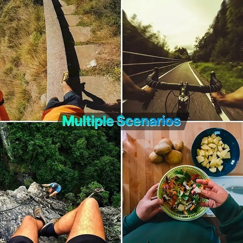 Professional Action Camera Strap Set with Phone Clip and Durable Mount for GoPro, Osmo Action, and Mobile Devices – Ideal Sports Vlogging Accessories and Thoughtful Gift for Him