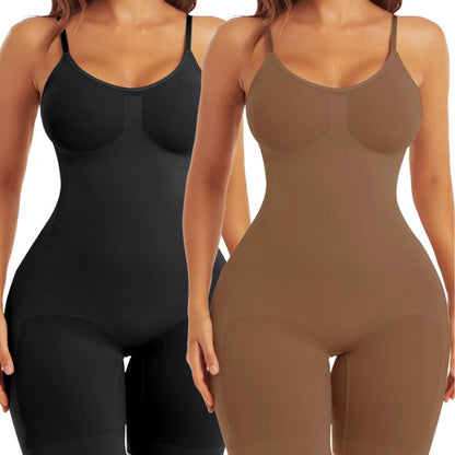 Shapewear Bodysuit for Women Tummy Control - Butt Lifting Fajas Full Body Shaper Seamless Thigh Slimmer Shorts Outdoorfun