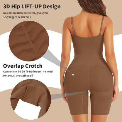 Shapewear Bodysuit for Women Tummy Control - Butt Lifting Fajas Full Body Shaper Seamless Thigh Slimmer Shorts Outdoorfun