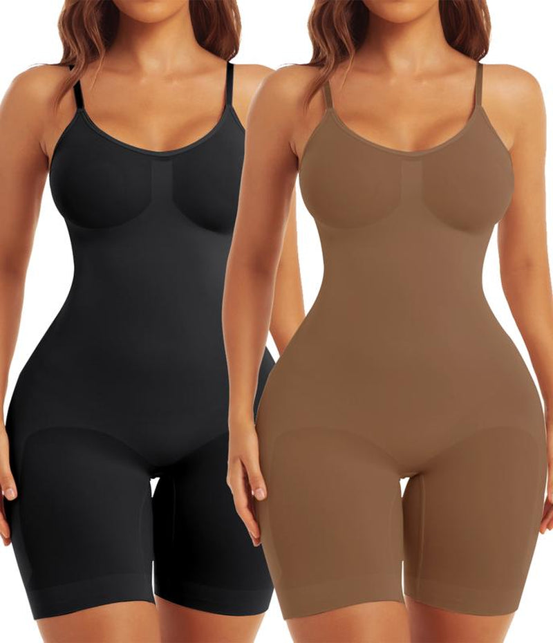Shapewear Bodysuit for Women Tummy Control - Butt Lifting Fajas Full Body Shaper Seamless Thigh Slimmer Shorts Outdoorfun